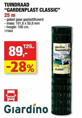 Hubo Tuindraad gardenplast classic aanbieding
