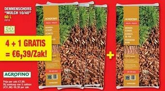 Hubo Dennenschors mulch 10-40 aanbieding