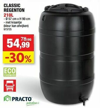 Hubo Classic regenton aanbieding