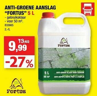 Anti-groene aanslag fortus