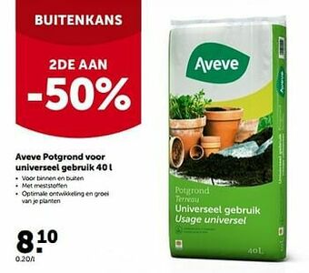 AVEVE Aveve potgrond voor universeel gebruik aanbieding