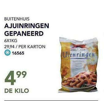 Ajuinringen Gepaneerd