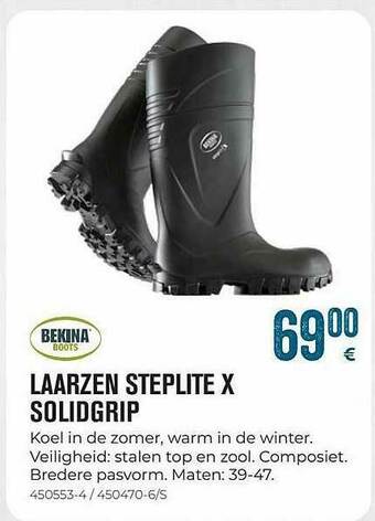 Laarzen Steplite X Solidgrip