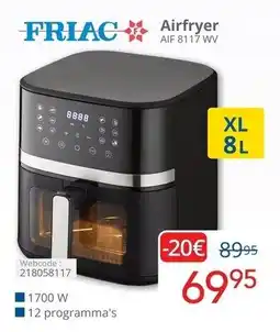 Eldi Airfryer AIF 8117 WV aanbieding