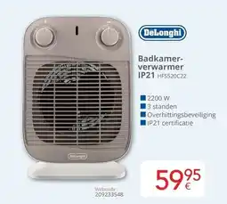 Eldi Badkamer-verwarmer ip21 aanbieding