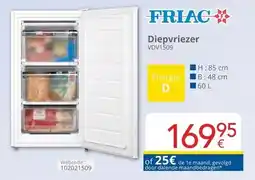 Eldi Diepvriezer VDV1509 aanbieding