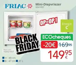 Eldi Mini-Diepvriezer aanbieding