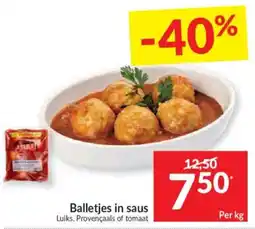 Intermarché Balletjes in saus aanbieding