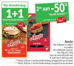 Intermarché Aoste salami aanbieding