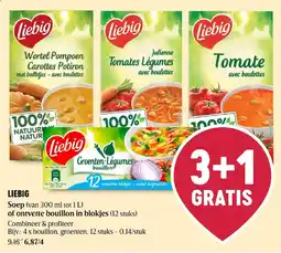 Delhaize Liebig soep aanbieding