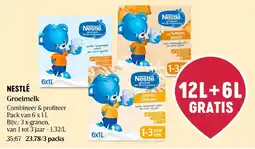 Delhaize Nestlé Groeimelk aanbieding