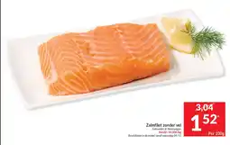 Intermarché Zalmfilet zonder vel aanbieding
