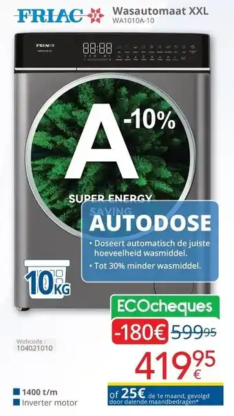 Wasautomaat XXL