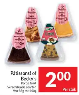 Intermarché Pâtissons! of Becky's Portie taart aanbieding