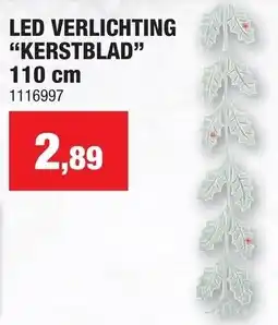 Hubo Led verlichting kerstblad aanbieding