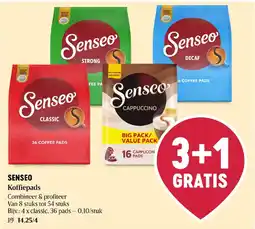 Delhaize Senseo koffiepads aanbieding