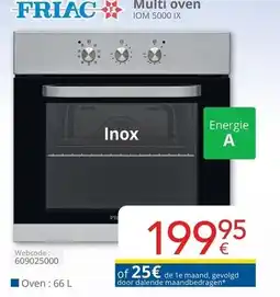 Eldi Multi oven IOM 5000 IX aanbieding