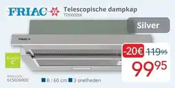 Eldi Telescopische dampkap aanbieding