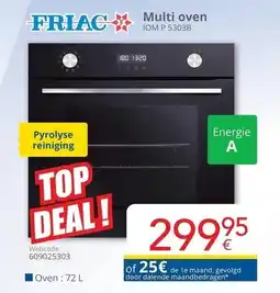 Eldi Multi oven IOM P 5303B aanbieding