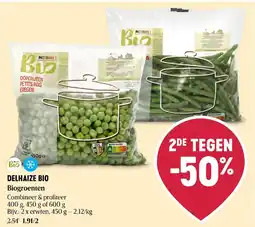 Delhaize Delhaize bio biogroenten aanbieding