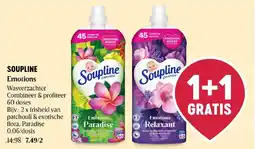 Delhaize Soupline Emotions Wasverzachter aanbieding