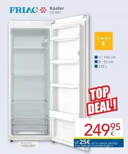 Eldi Friac koeler aanbieding