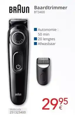 Eldi Baardtrimmer BT3400 aanbieding