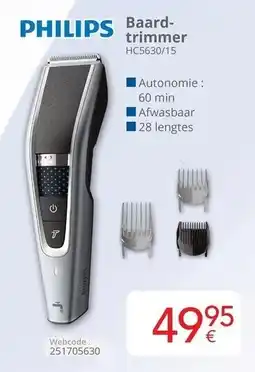 Eldi Philips baardtrimmer aanbieding