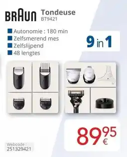 Eldi Tondeuse BT9421 aanbieding