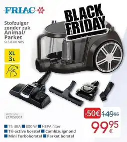 Eldi Stofzuiger zonder zak Animal/Parket aanbieding