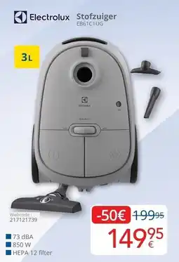 Eldi Electrolux Stofzuiger aanbieding