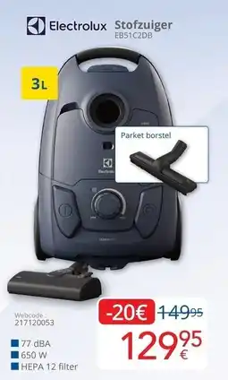 Eldi Electrolux Stofzuiger aanbieding