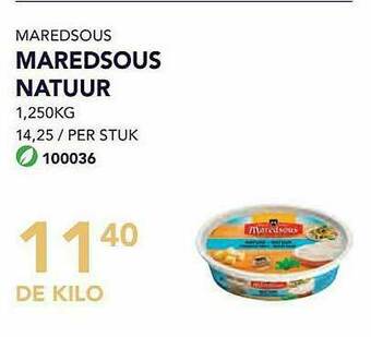 Bidfood Maredsous Natuur aanbieding