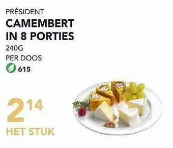 Camembert In 8 Porties