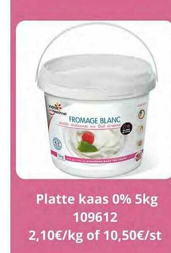 Bidfood Platte Kaas aanbieding