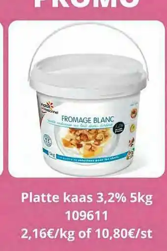 Bidfood Platte Kaas aanbieding