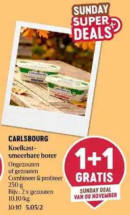 Delhaize Carlsbourg koelkastsmeerbare boter aanbieding