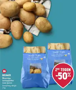 Delhaize Bloemige aardappelen voor puree aanbieding