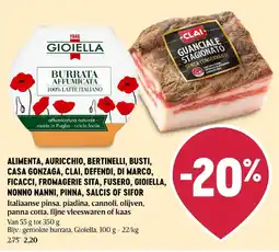Delhaize gerookte burrata aanbieding
