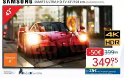 Eldi Smart ultra hd tv 43" aanbieding