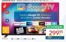 Eldi Smart Google Full HD TV 40 aanbieding