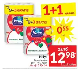 Intermarché Nalys Keukenpapier Love aanbieding