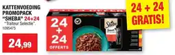 Hubo Kattenvoeding promopack sheba traiteur selectie aanbieding