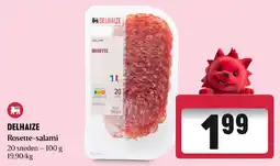 Delhaize Rosette-salami aanbieding