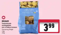 Delhaize Delhaize vastkokende aardappelen om te koken/stomen aanbieding