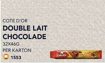 Côte D Or Double Lait Chocolade