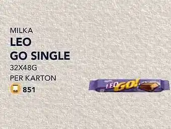 Bidfood Milka Leo Go Single aanbieding