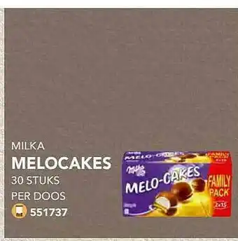 Bidfood Milka Melocakes aanbieding