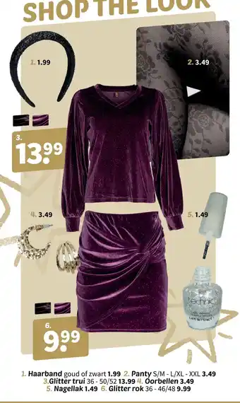 Glitter trui
