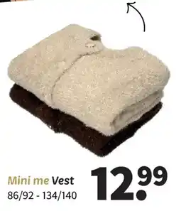 Wibra Mini me Vest aanbieding